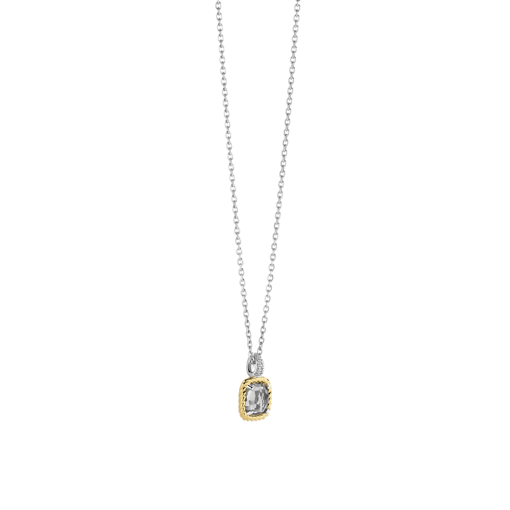 Ti Sento Milano Collier pendentif Coussin et rectangle 34111GG