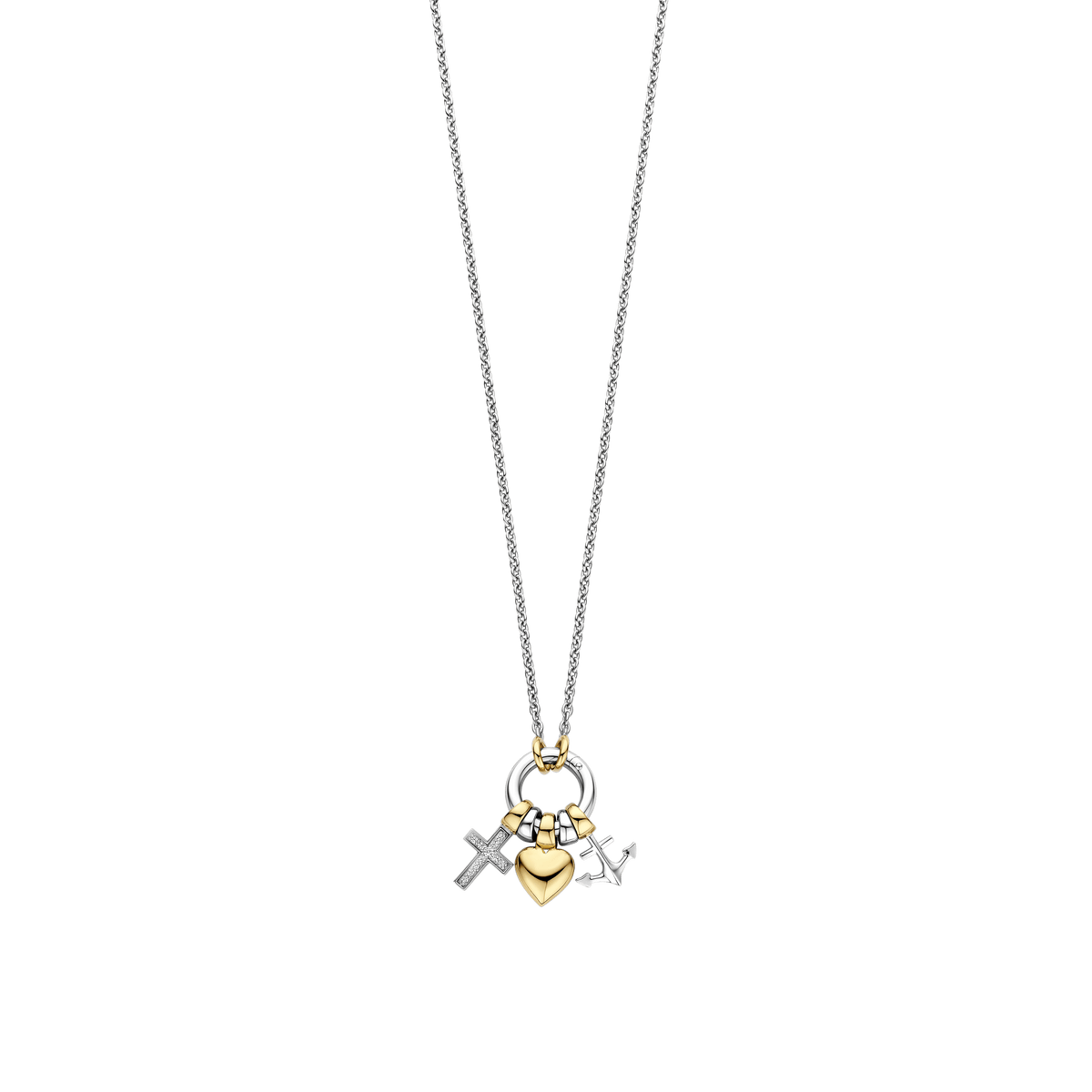 Ti Sento Milano Collier pendentif Amour, chance, bonheur 34115ZY