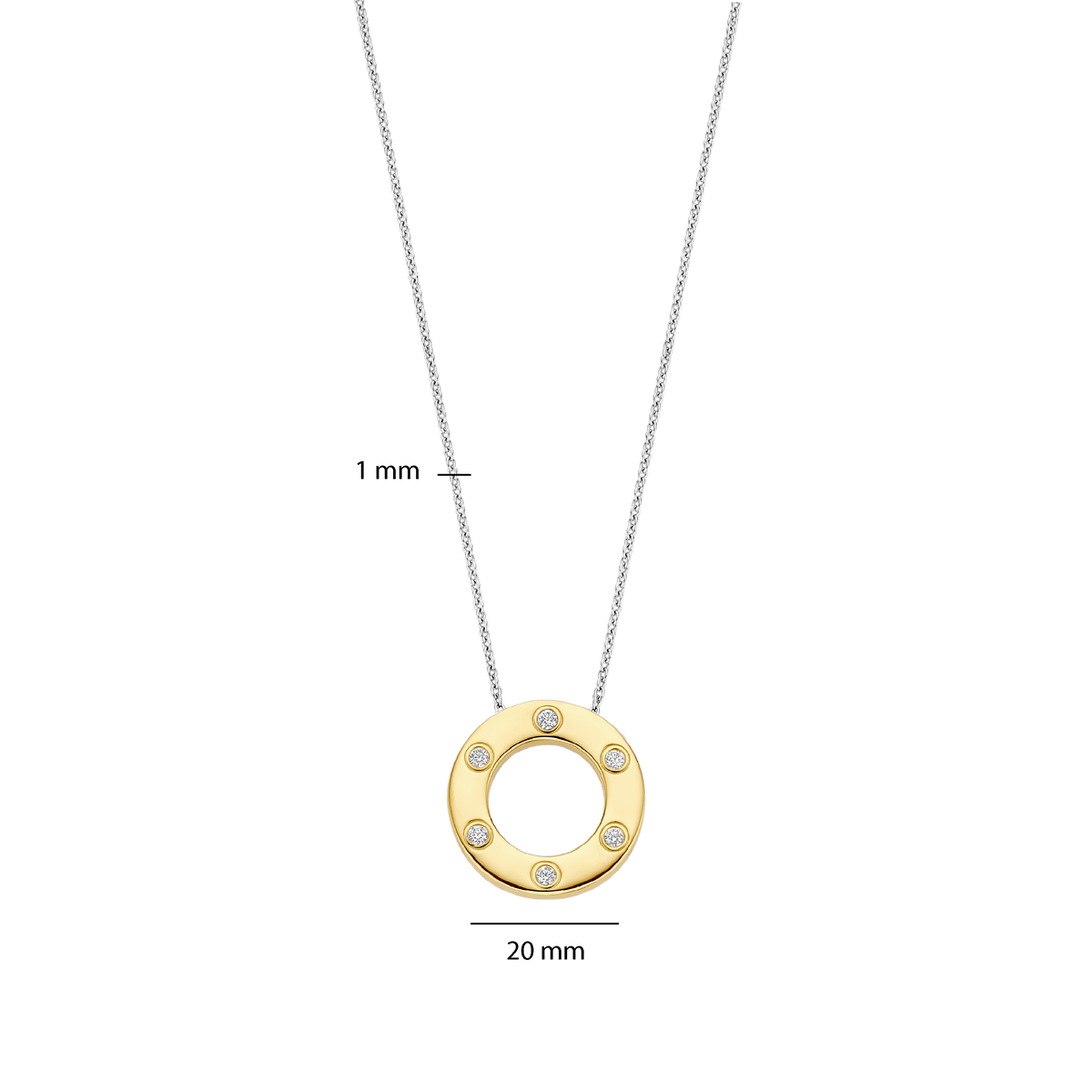 Ti Sento Milano Collier pendentif Classics 34117ZY
