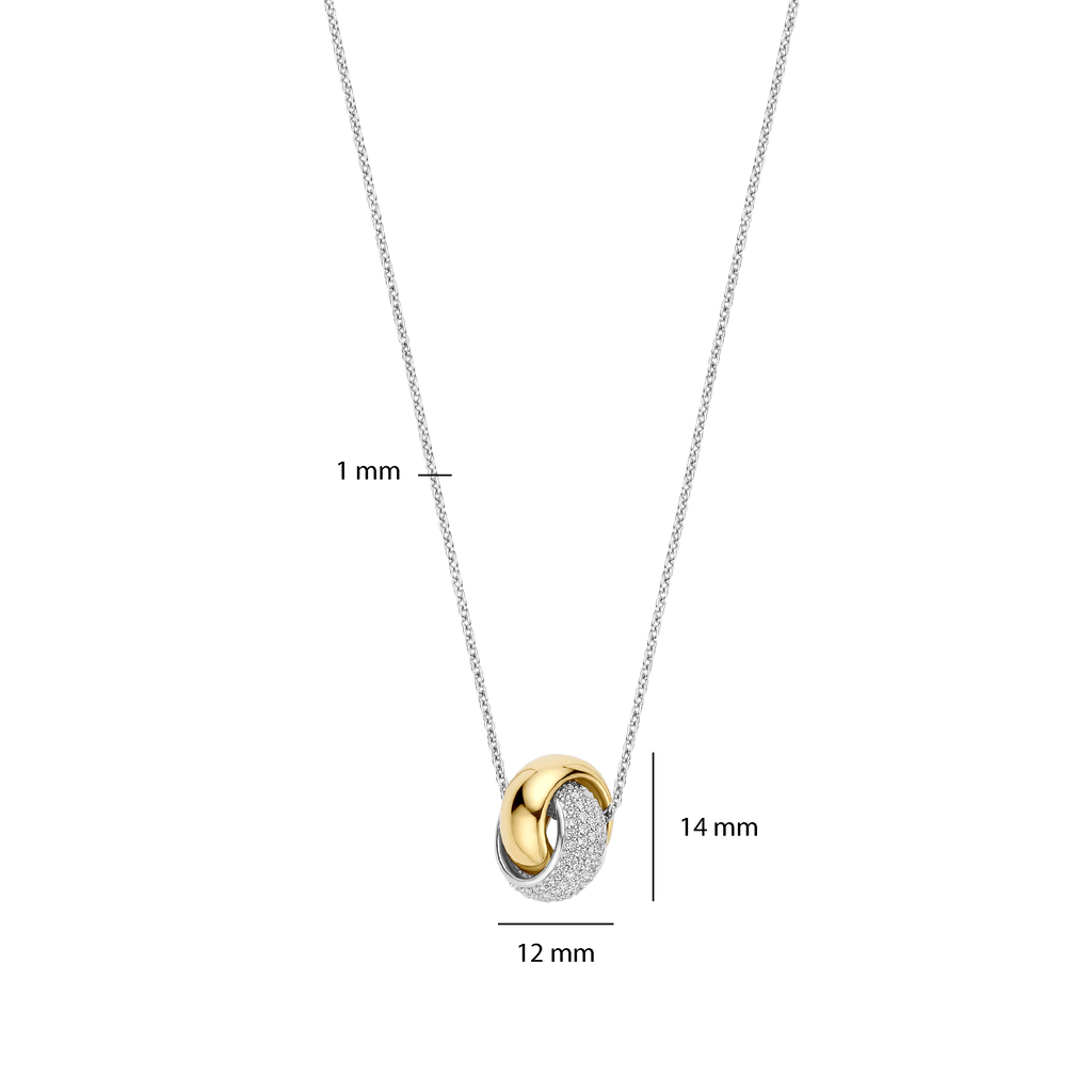 Ti Sento Milano Collier pendentif Cercles 34118ZY