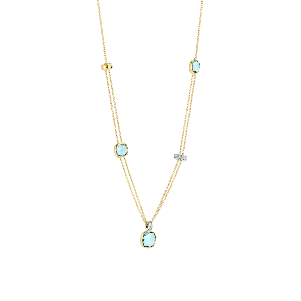 Ti Sento Milano Collier Coussin et rectangle 34122TY
