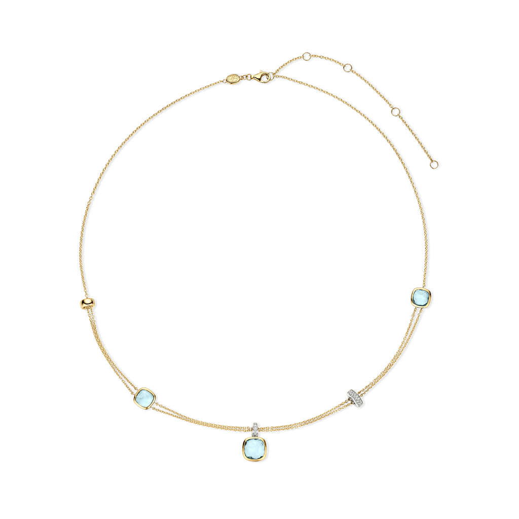 Ti Sento Milano Collier Coussin et rectangle 34122TY