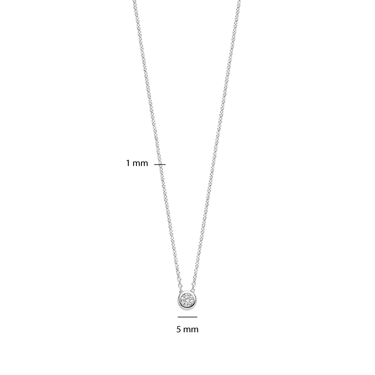 Ti Sento Milano Collier pendentif Classics 34124ZI