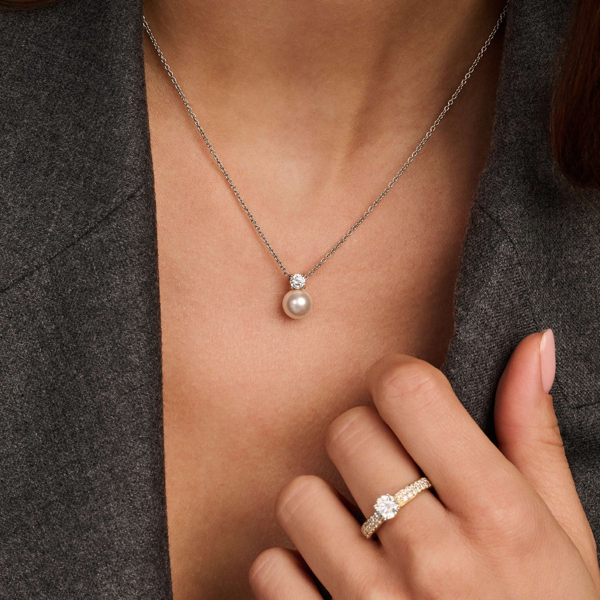Ti Sento Milano Collier Perles 34125YP