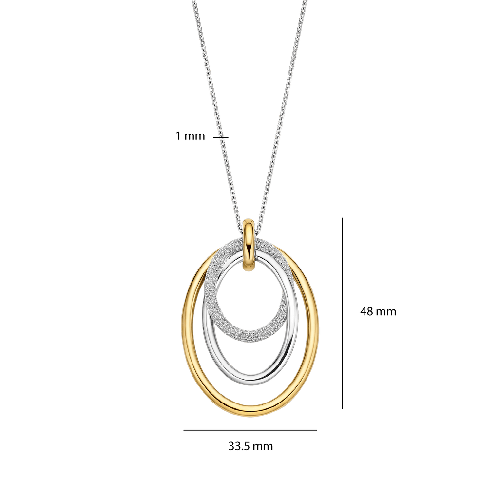 Ti Sento Milano Collier pendentif Structures 34127ZY