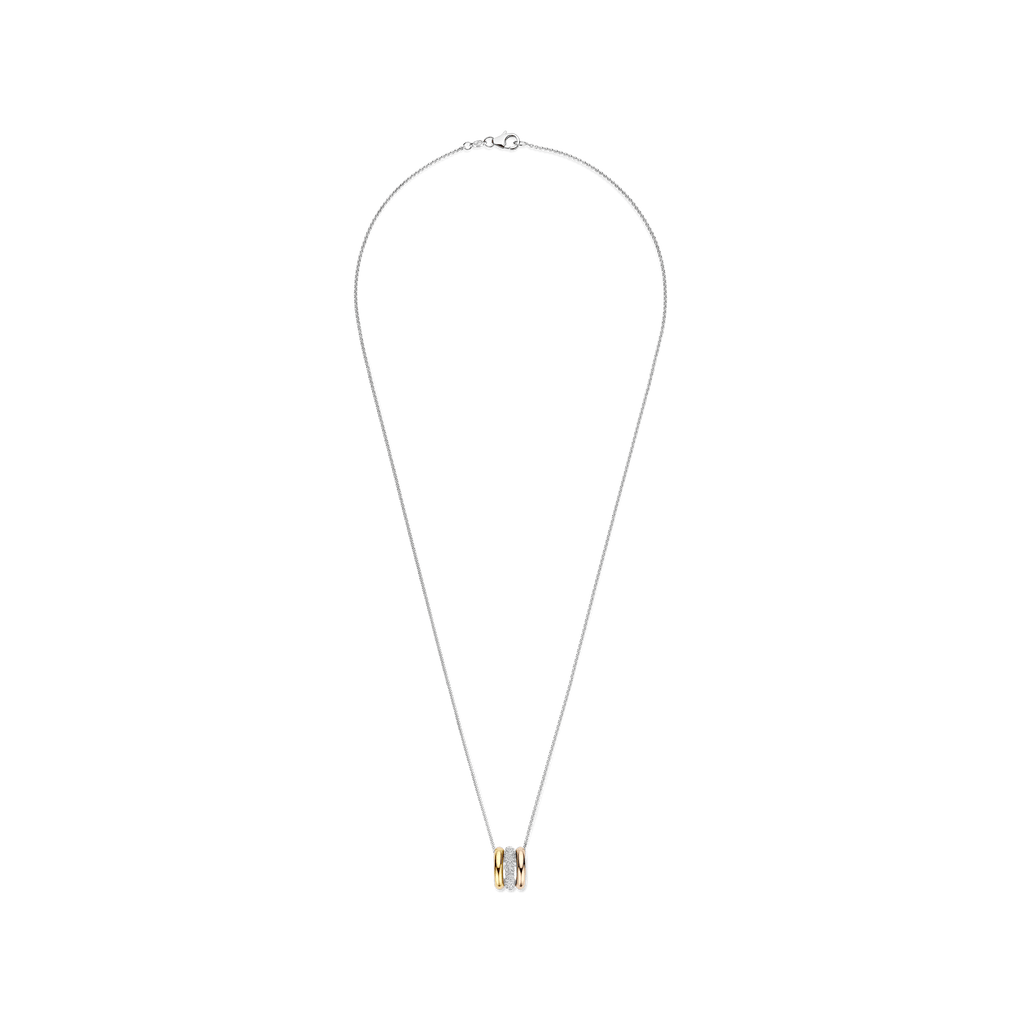 Ti Sento Milano Collier pendentif Cercles 34128TZ