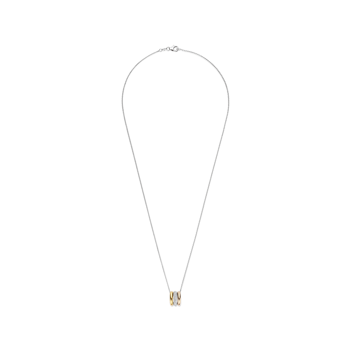 Ti Sento Milano Collier pendentif Cercles 34128TZ