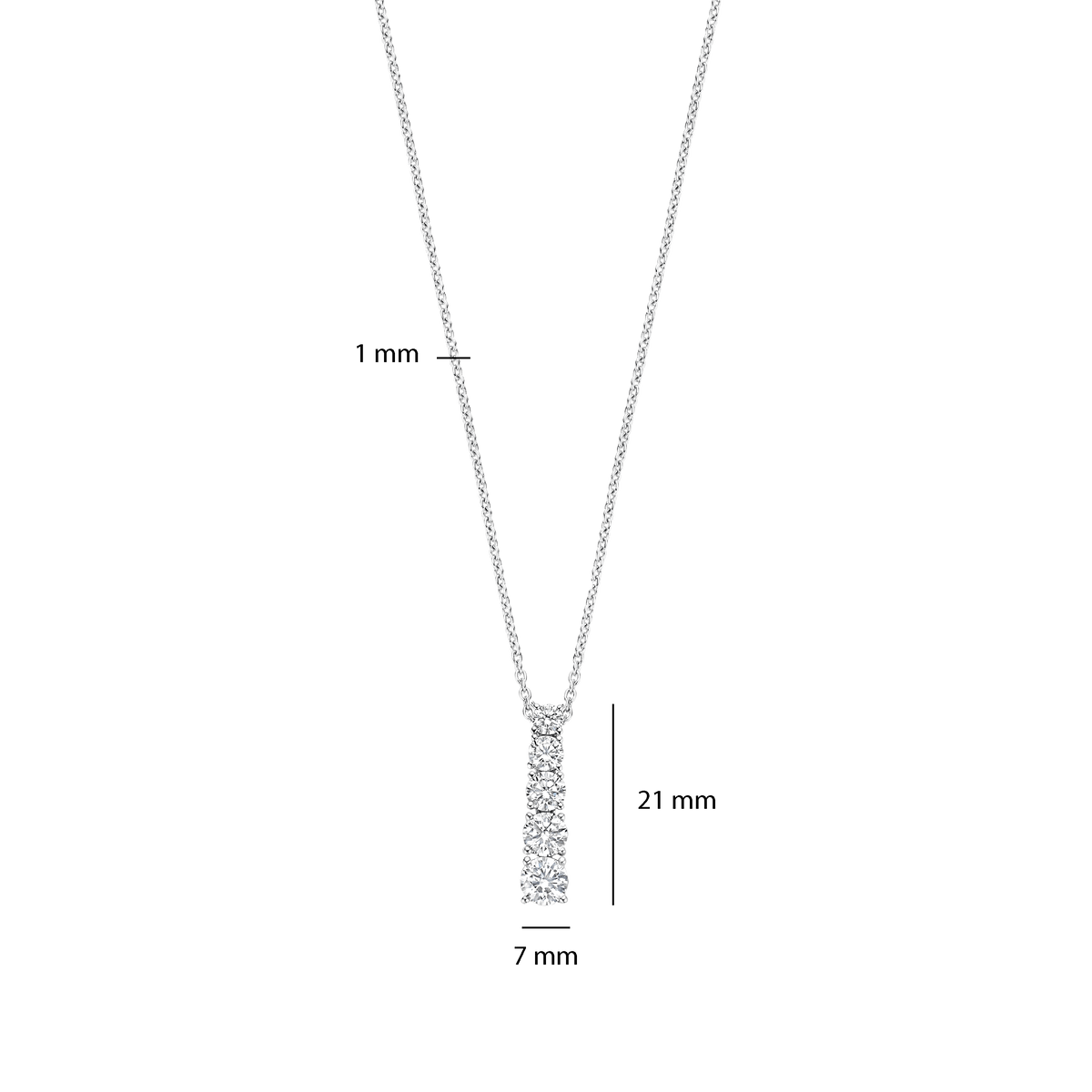 Ti Sento Milano Collier pendentif Classics 34129ZI