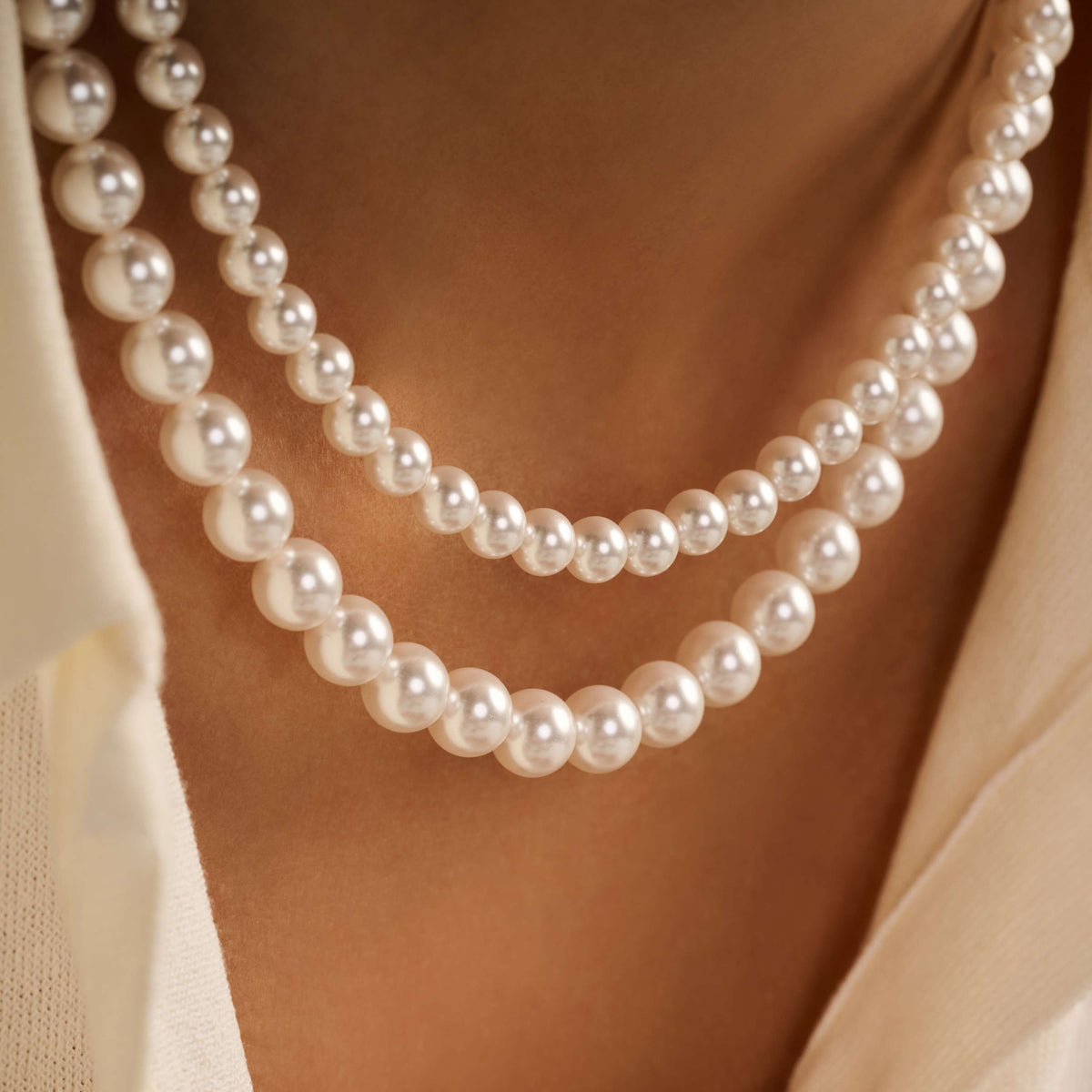 Ti Sento Milano Collier Perles 34135PW