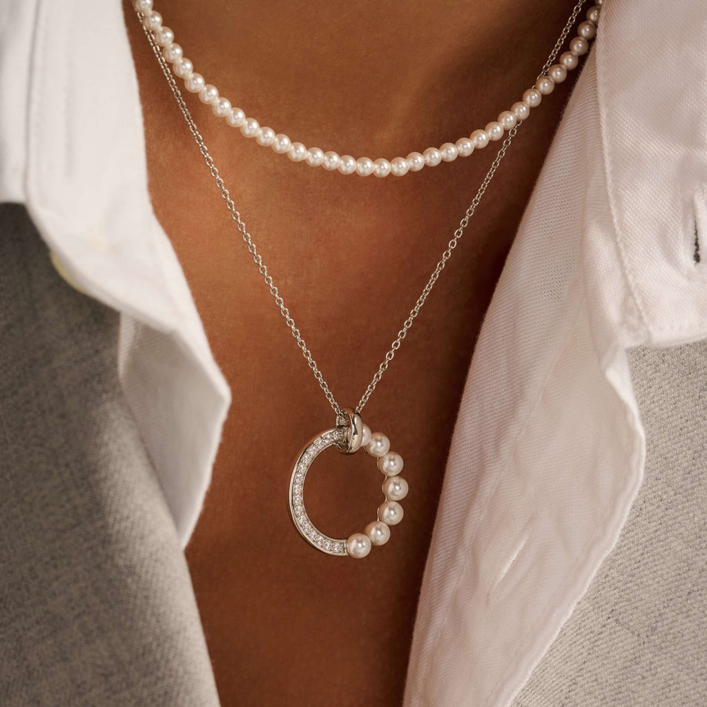 Ti Sento Milano Collier Perles 34136PW