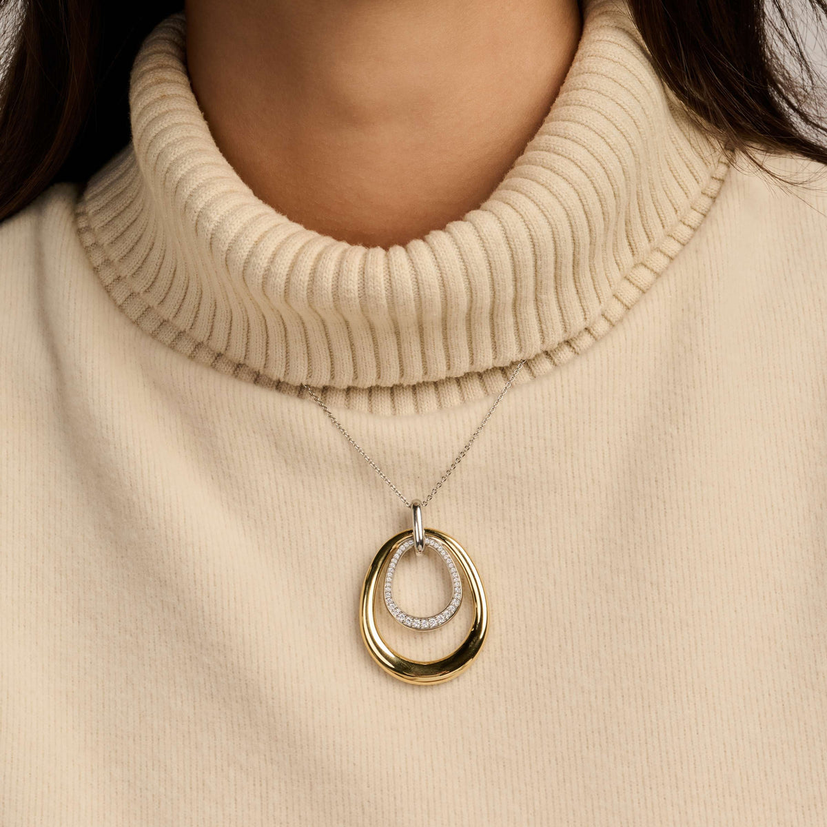 Ti Sento Milano Collier pendentif Pebble 34140ZY