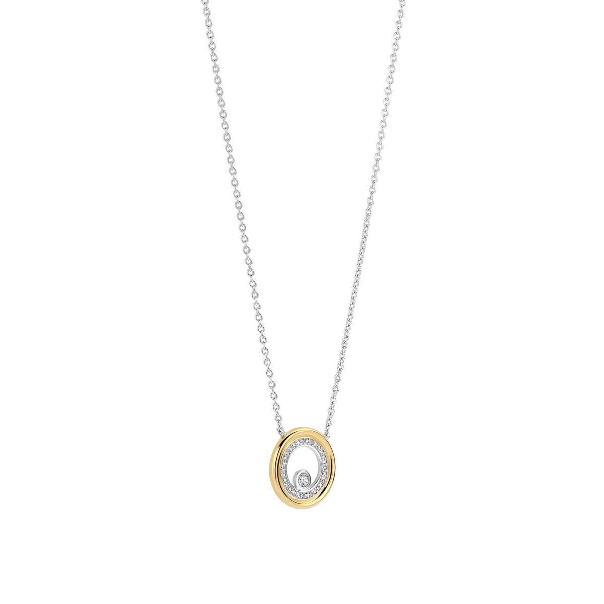 Ti Sento Milano Collier pendentif Cercles 34148ZY