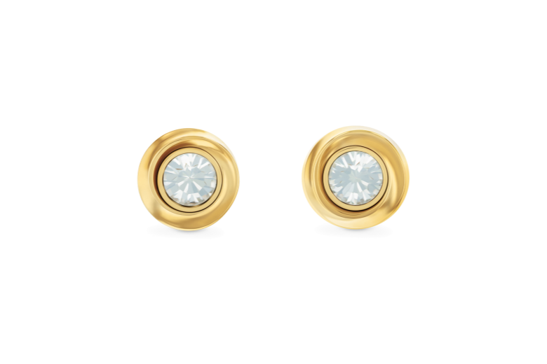 Calvin Klein Twisted Bezel Solitaire 35000772