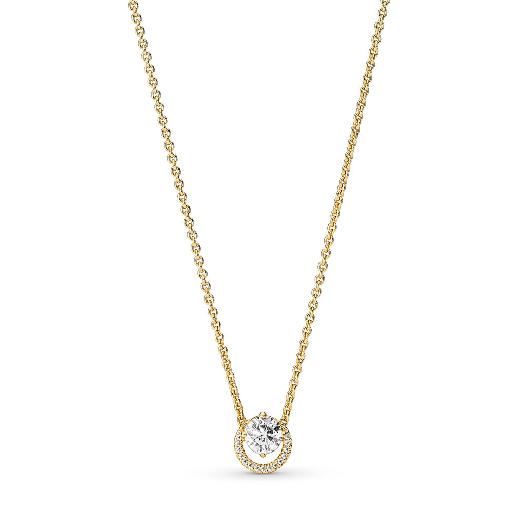 Pandora Timeless Collier Pendentif Halo Rond Scintillant 361174C01-45