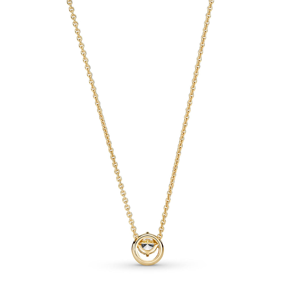 Pandora Timeless Collier Pendentif Halo Rond Scintillant 361174C01-45