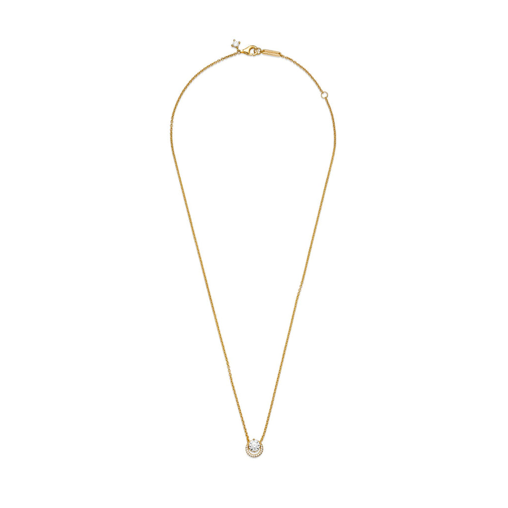 Pandora Timeless Collier Pendentif Halo Rond Scintillant 361174C01-45