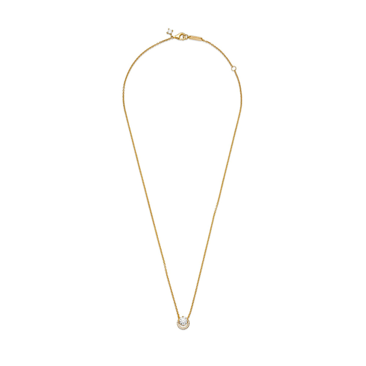 Pandora Timeless Collier Pendentif Halo Rond Scintillant 361174C01-45