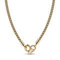 Pandora Moments Collier Chaîne Cloutée 362451C00-45