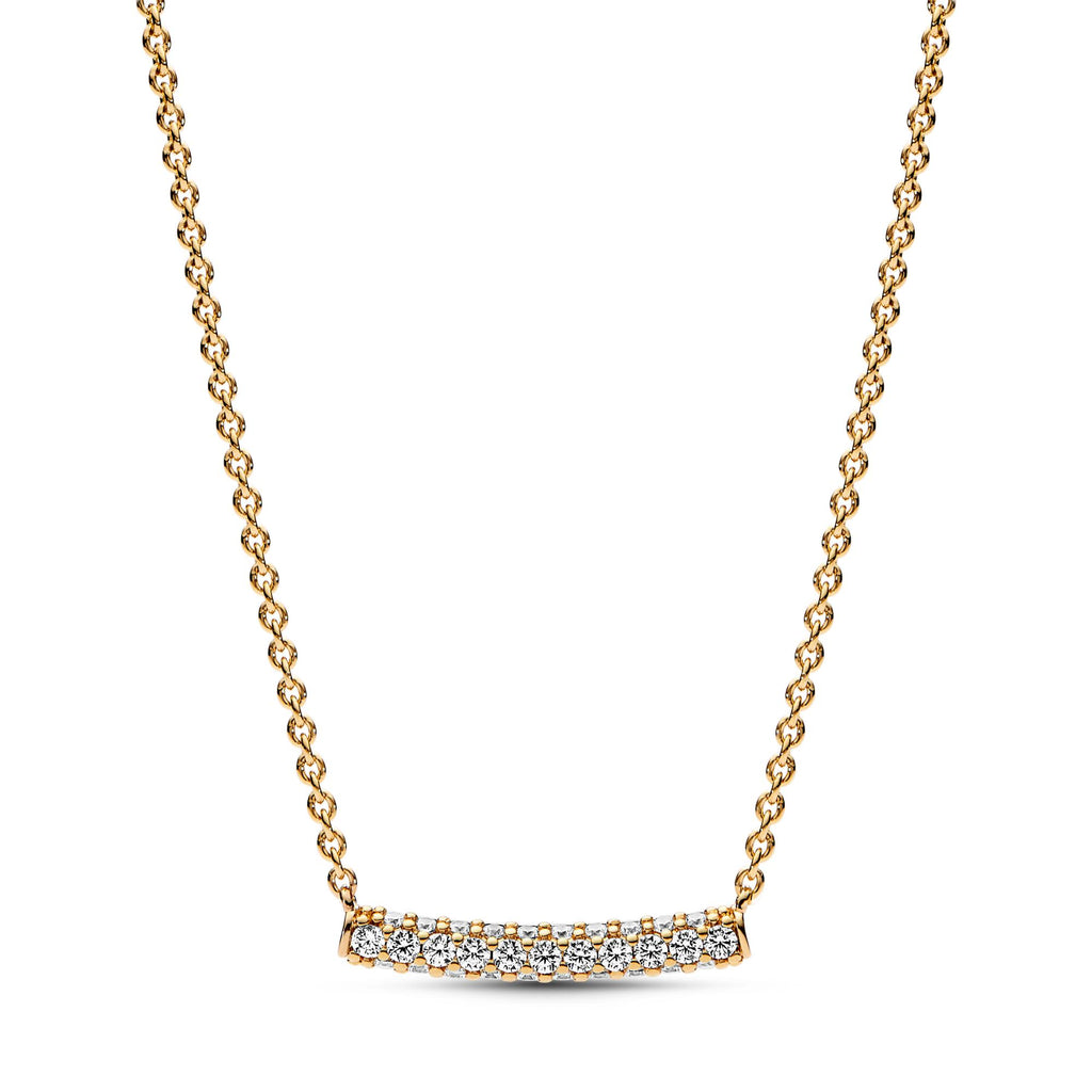 Pandora Timeless Collier Barre Simple Rang Pavée 362635C01-45