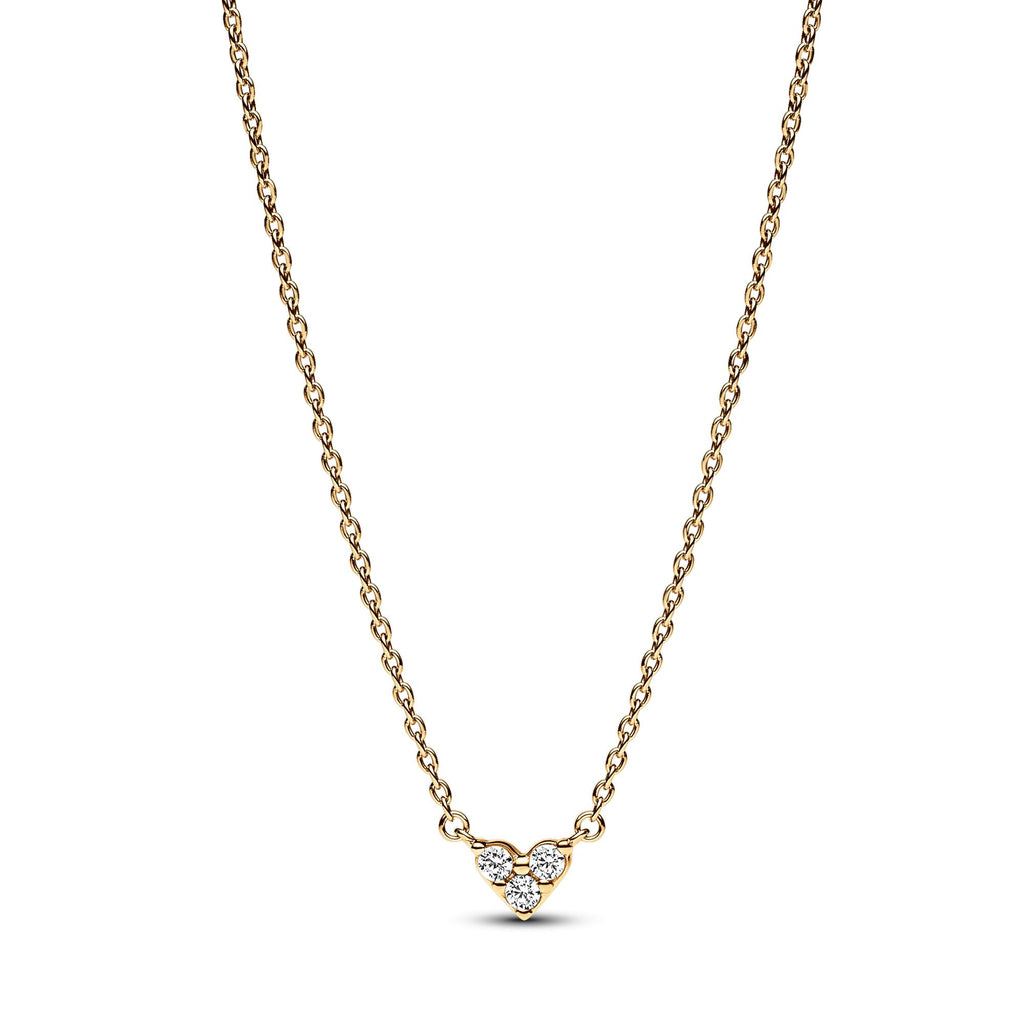 Pandora Timeless Collier Cœur Triple Pierre 363014C01-45