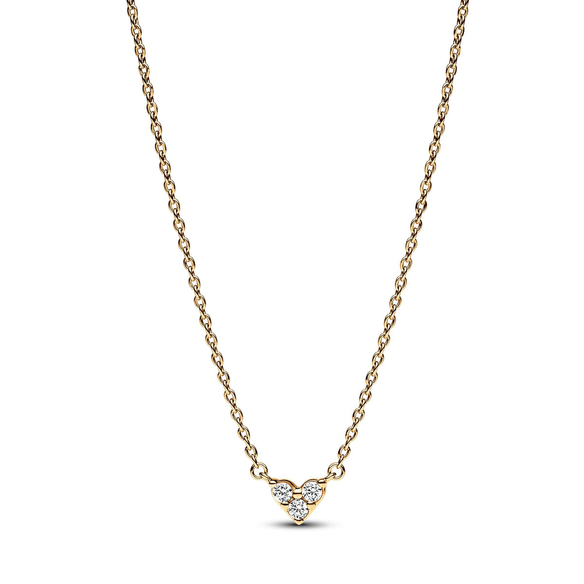 Pandora Timeless Collier Cœur Triple Pierre 363014C01-45
