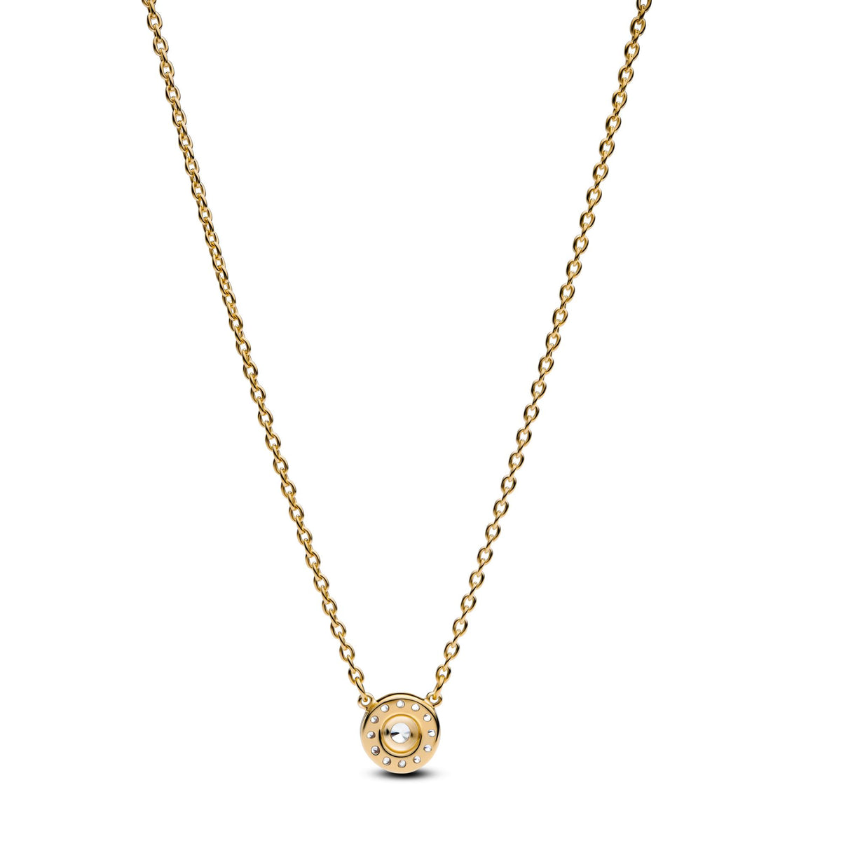 Pandora Timeless Collier à Pendentif Halo Pavé Rond 363548C01-45