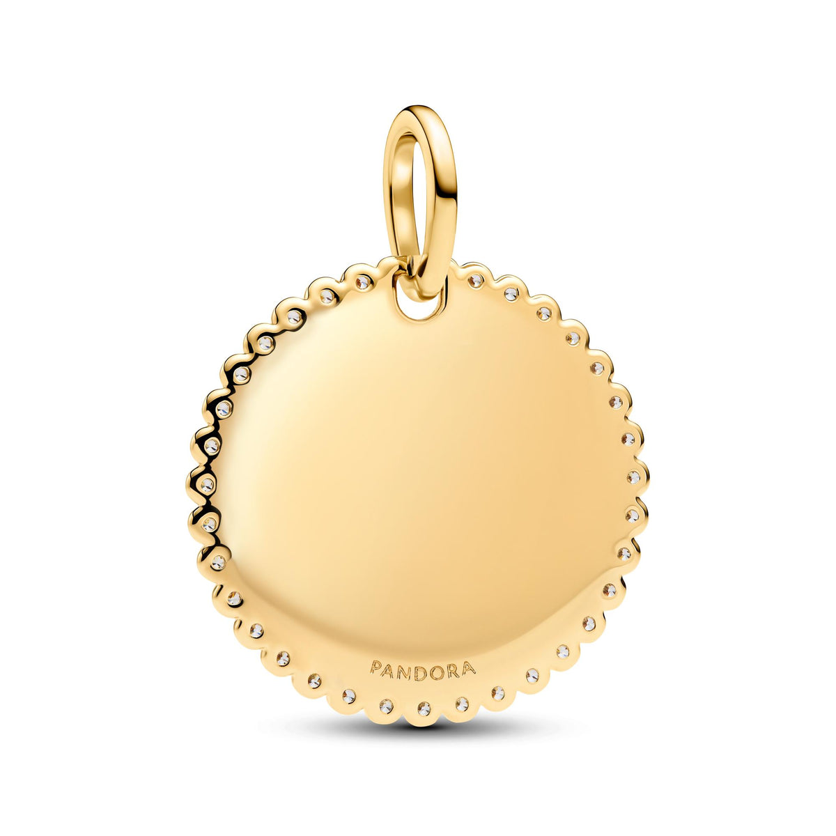 Pandora Moments Pendentif Plaque Ronde Gravable 364007C01