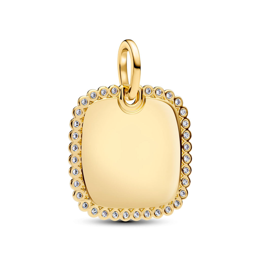 Pandora Moments Pendentif Plaque Carrée Gravable 364009C01