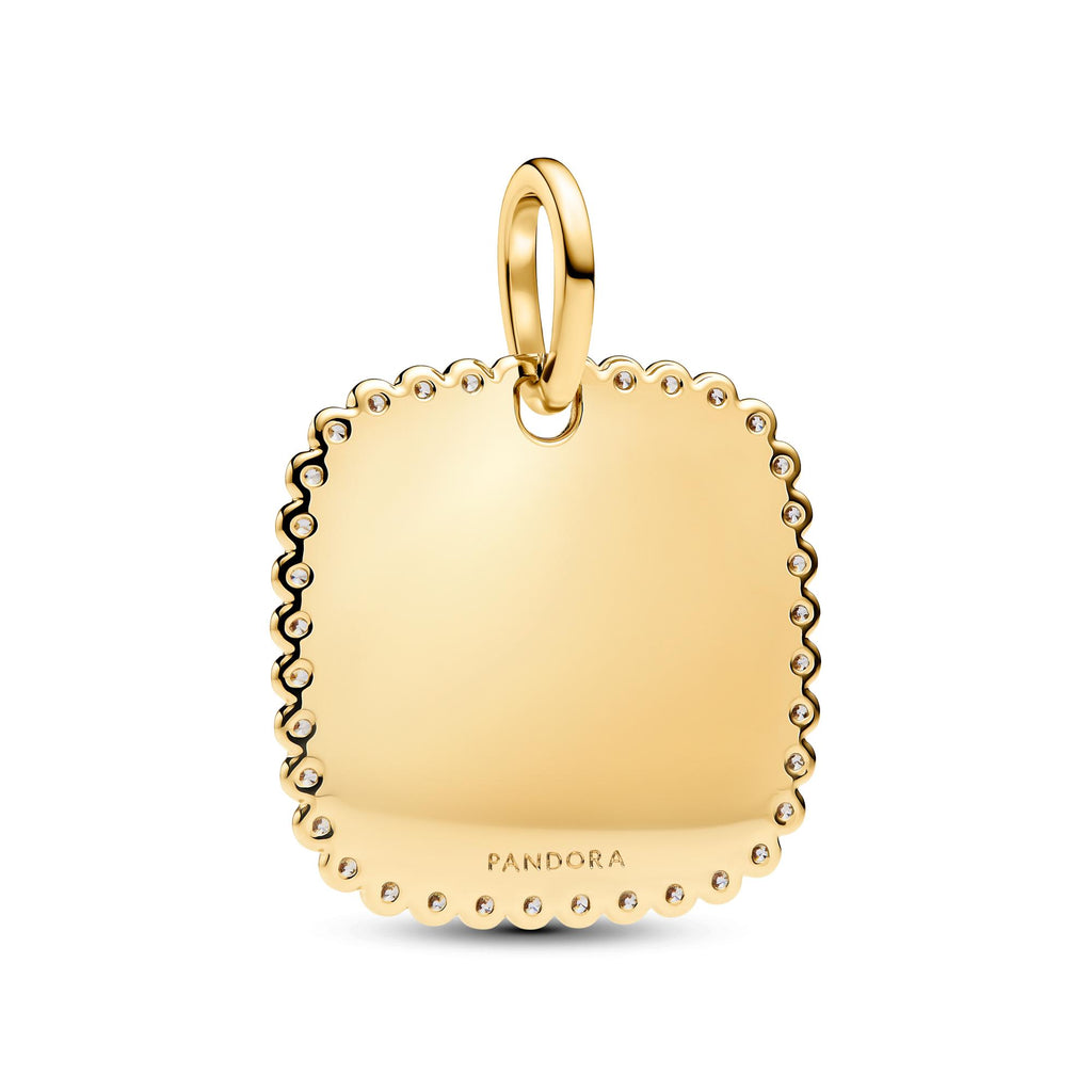 Pandora Moments Pendentif Plaque Carrée Gravable 364009C01