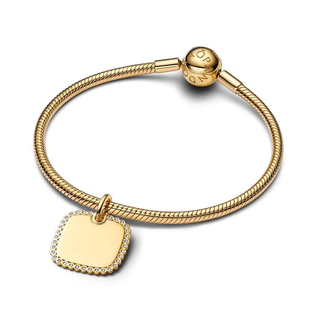Pandora Moments Pendentif Plaque Carrée Gravable 364009C01