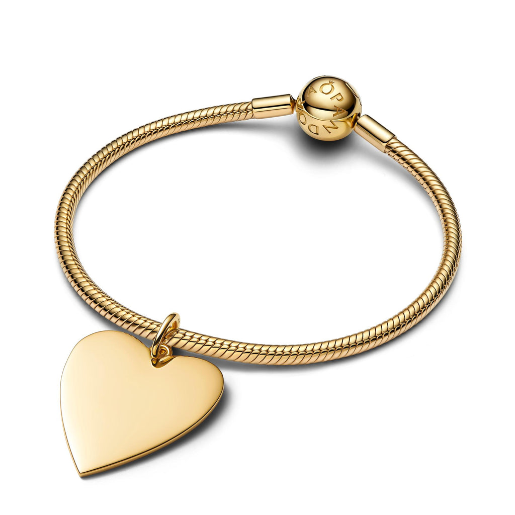 Pandora Moments Pendentif Plaque Cœur Surdimensionné Gravable 364016C00