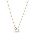 Pandora Signature Collier Pendentif Bicolore Scintillant 364825C01