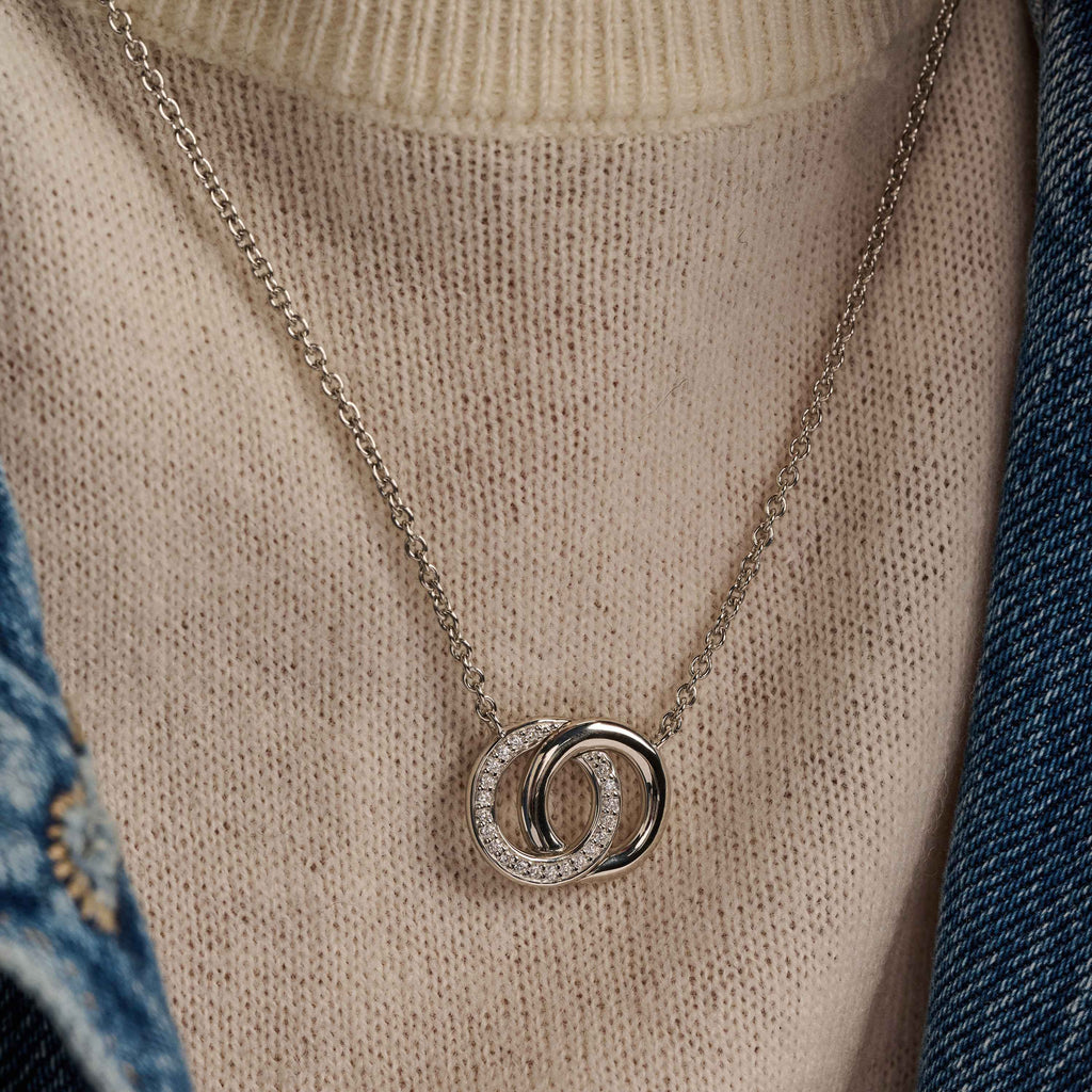 Ti Sento Milano Collier pendentif Cercles 3822ZI