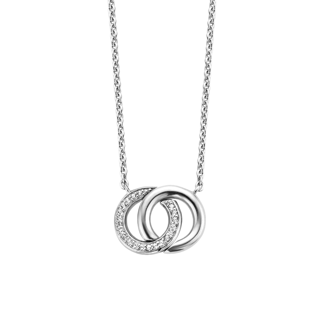 Ti Sento Milano Collier pendentif Cercles 3822ZI