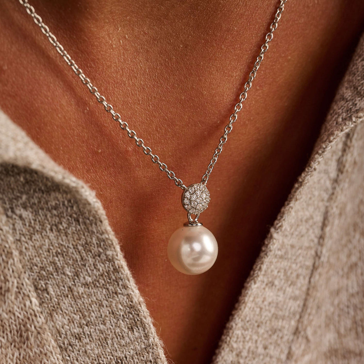 Ti Sento Milano Collier pendentif Perles 3854PW