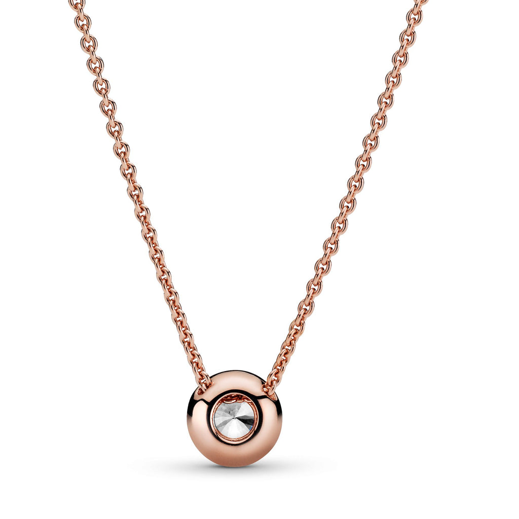 Pandora Timeless Collier Halo Scintillant Rond 386240CZ-45