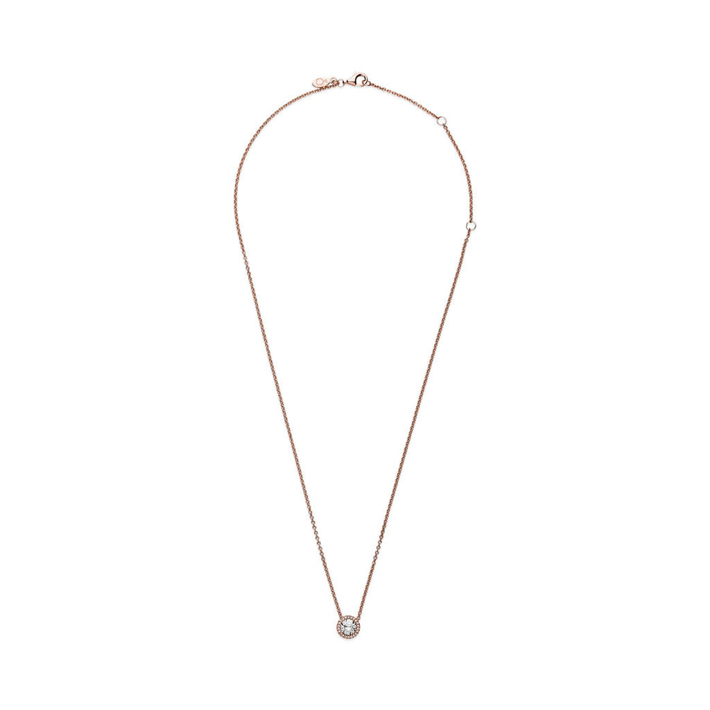 Pandora Timeless Collier Halo Scintillant Rond 386240CZ-45
