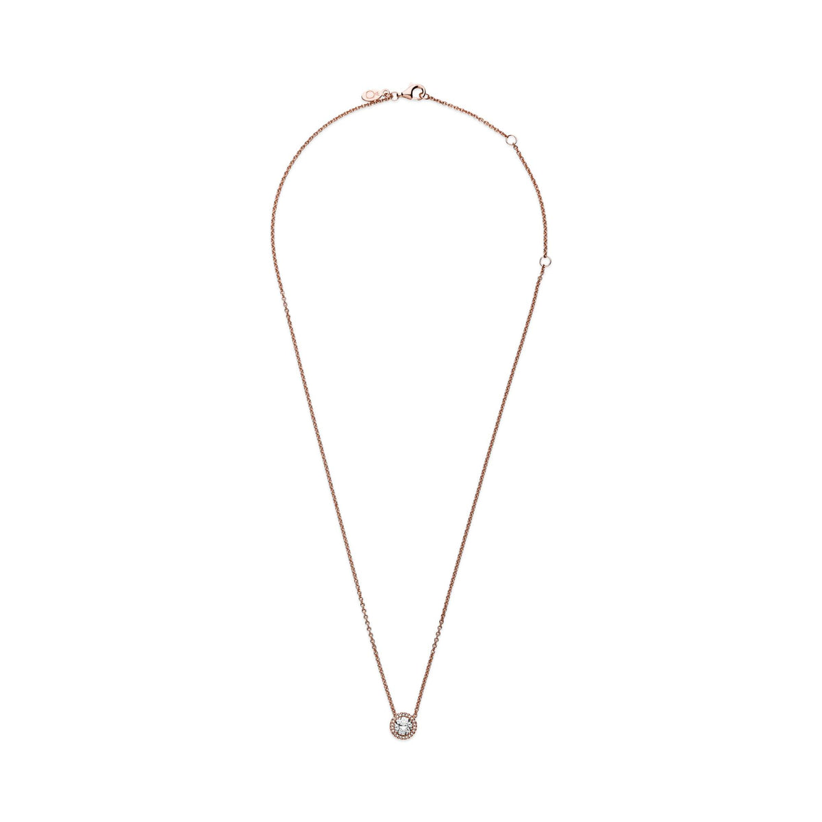 Pandora Timeless Collier Halo Scintillant Rond 386240CZ-45