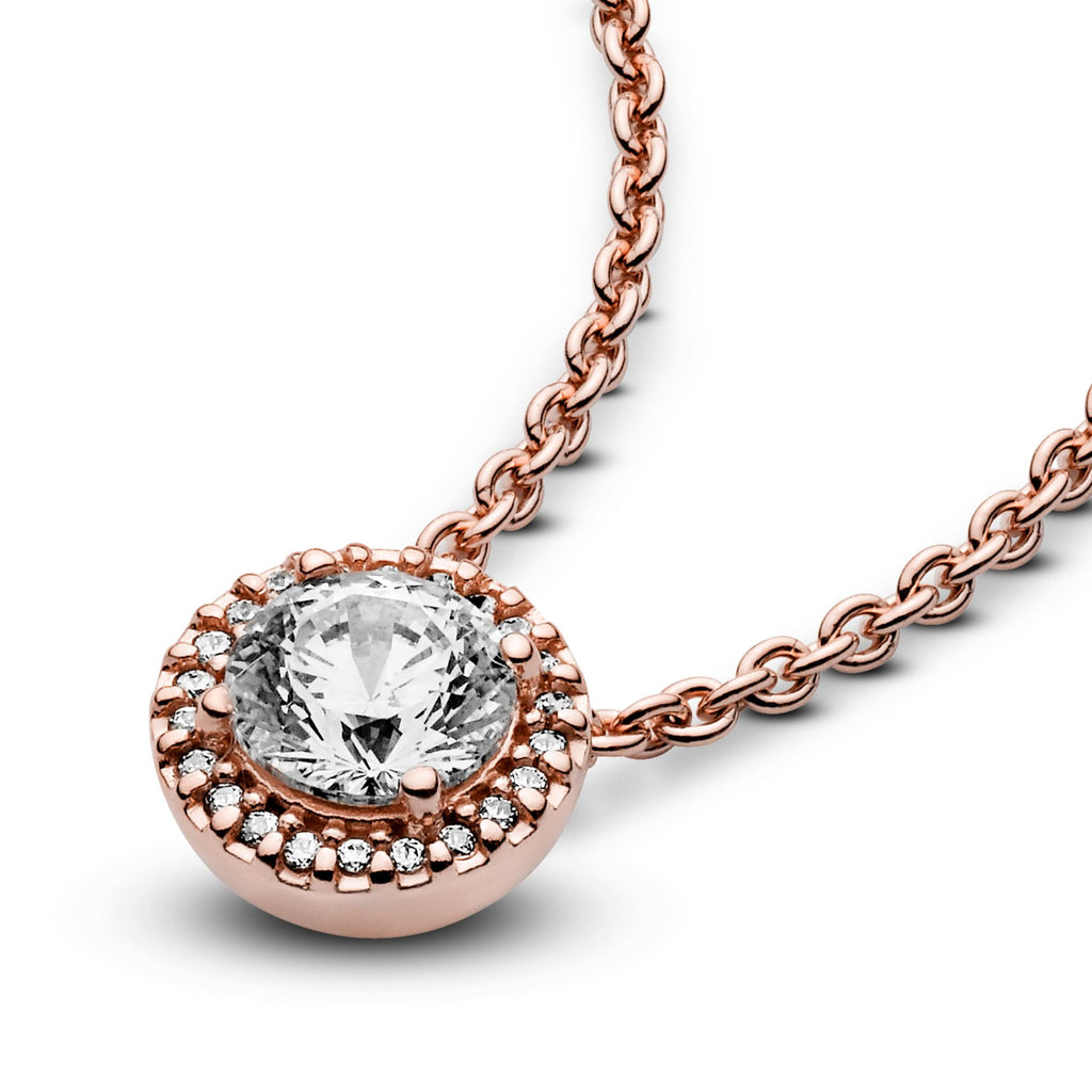 Pandora Timeless Collier Halo Scintillant Rond 386240CZ-45