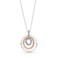 Pandora Signature Pendentif & Collier Cercles Bicolores 389483C01-60