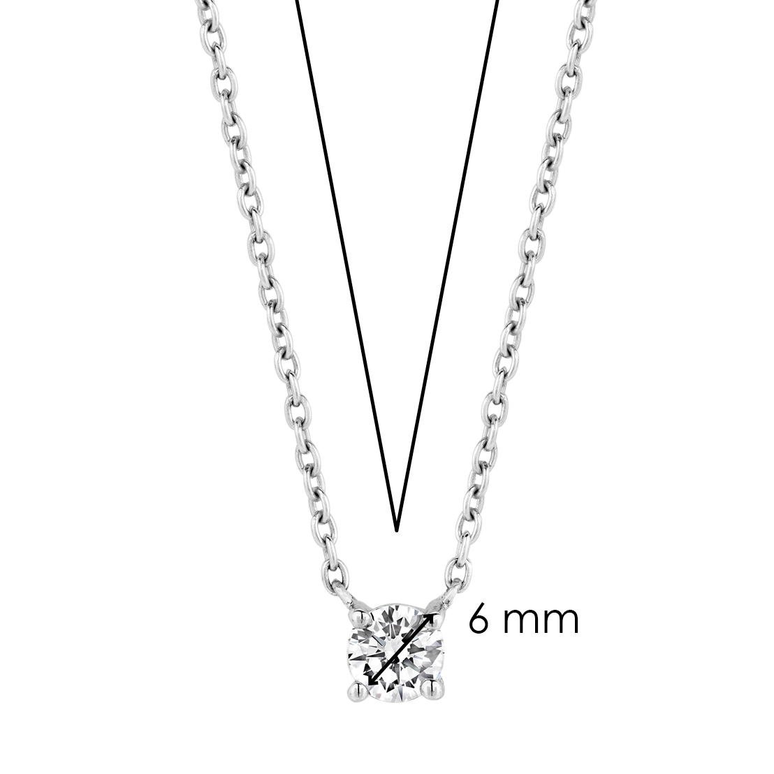 Ti Sento Milano Collier pendentif Classics 3894ZI