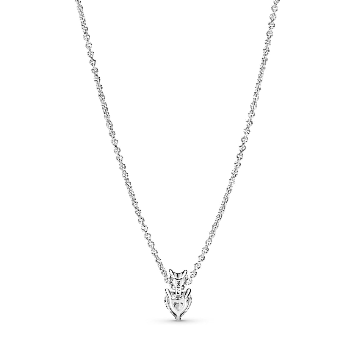 Pandora Timeless Collier Scintillant Pendentif Cœur Double 391229C01-45