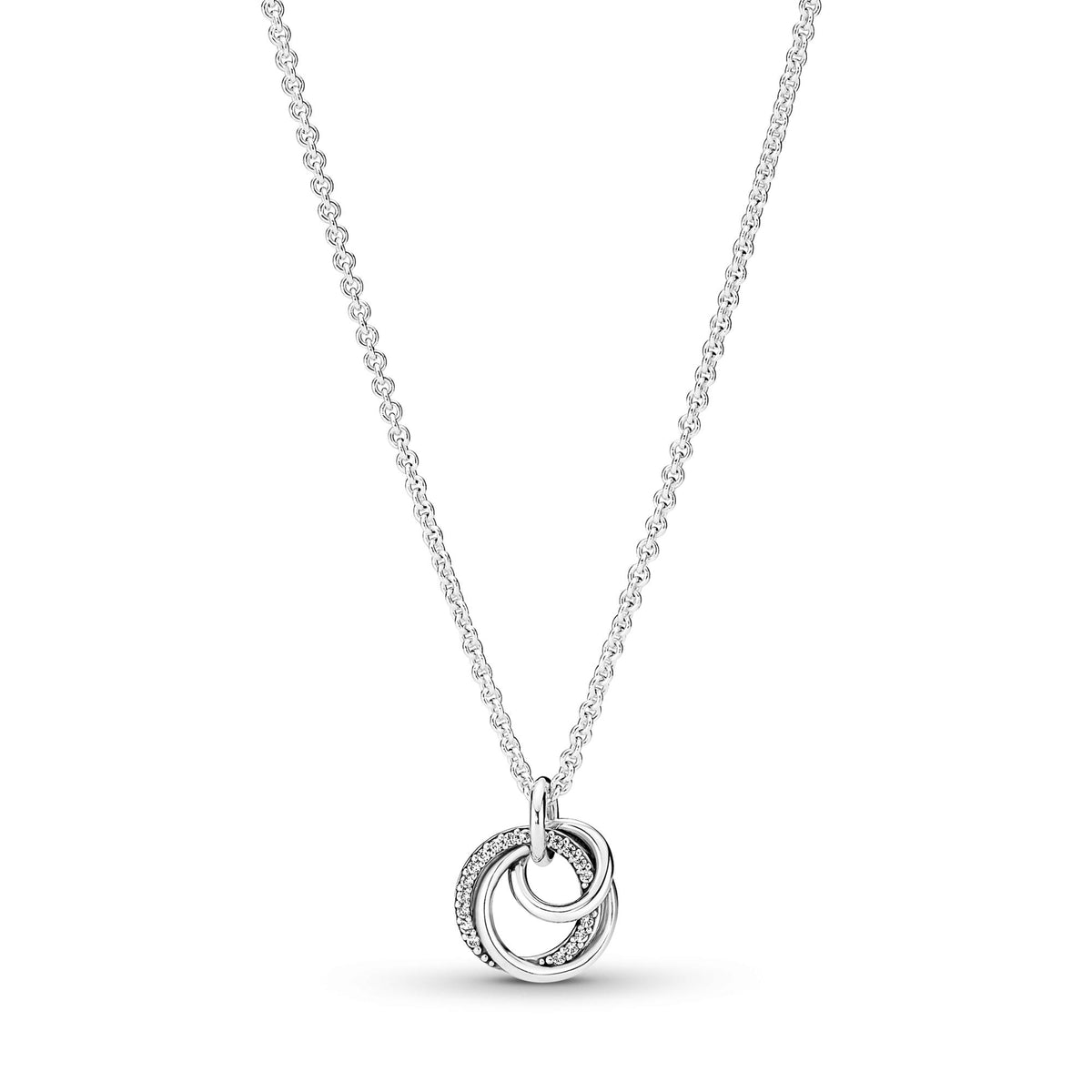 Pandora Moments Collier Pendentif Cercles Ma Famille Pour Toujours 391455C01-60