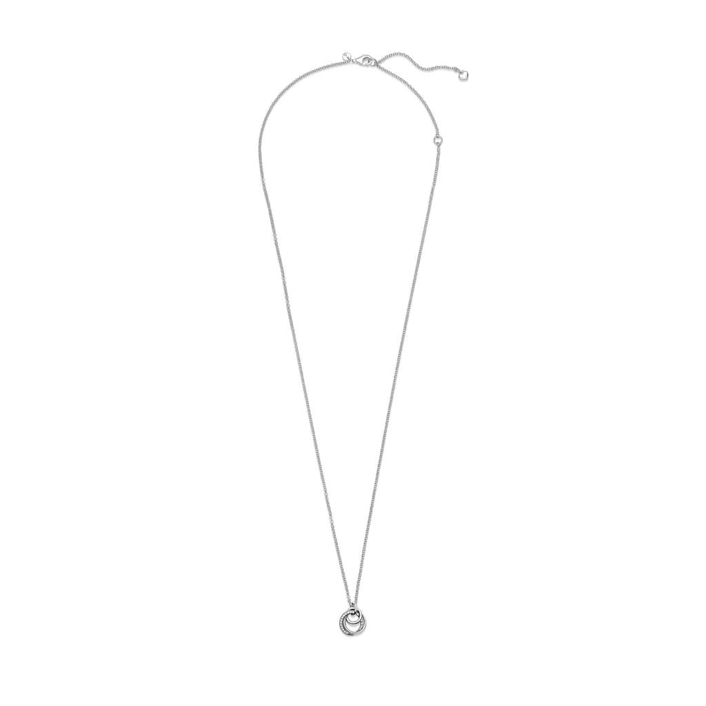 Pandora Moments Collier Pendentif Cercles Ma Famille Pour Toujours 391455C01-60
