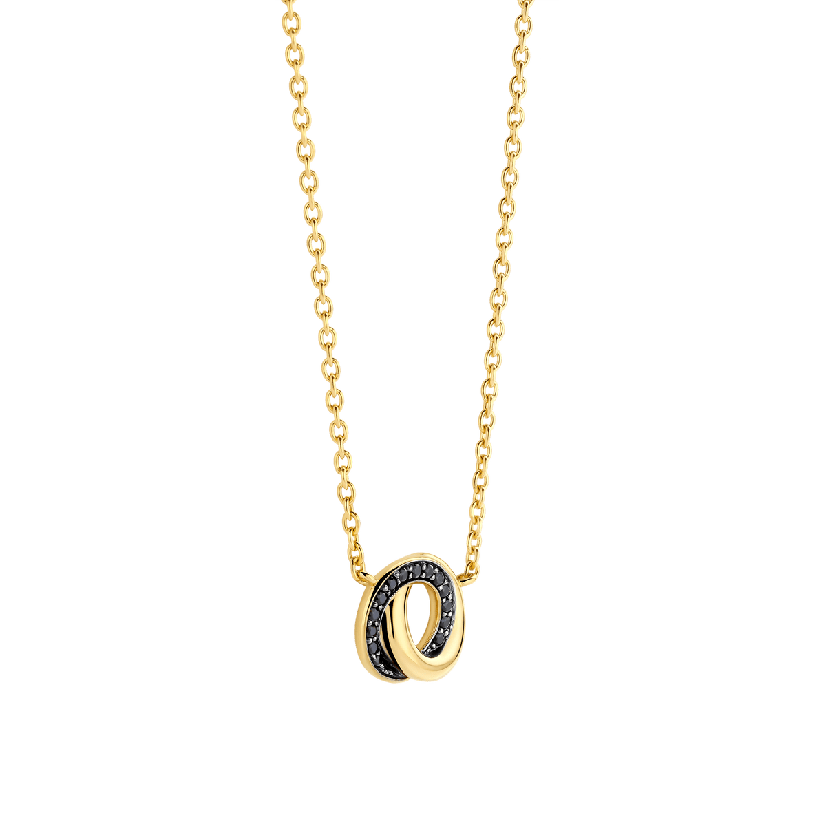 Ti Sento Milano Collier pendentif Cercles 3915BY