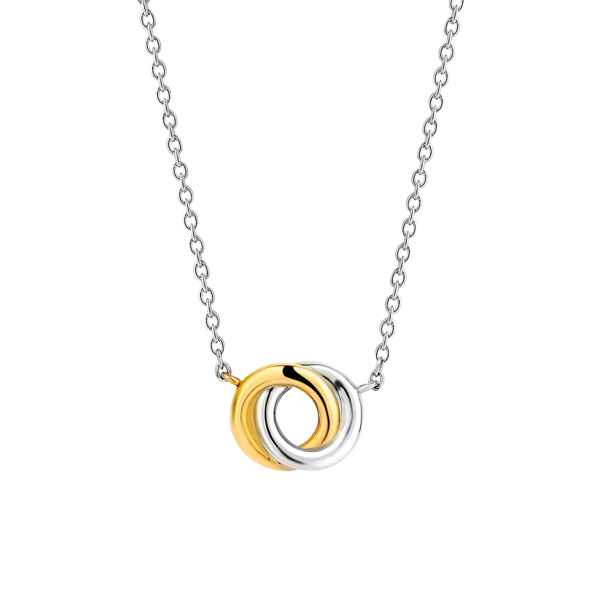 Ti Sento Milano Collier pendentif Cercles 3915SY