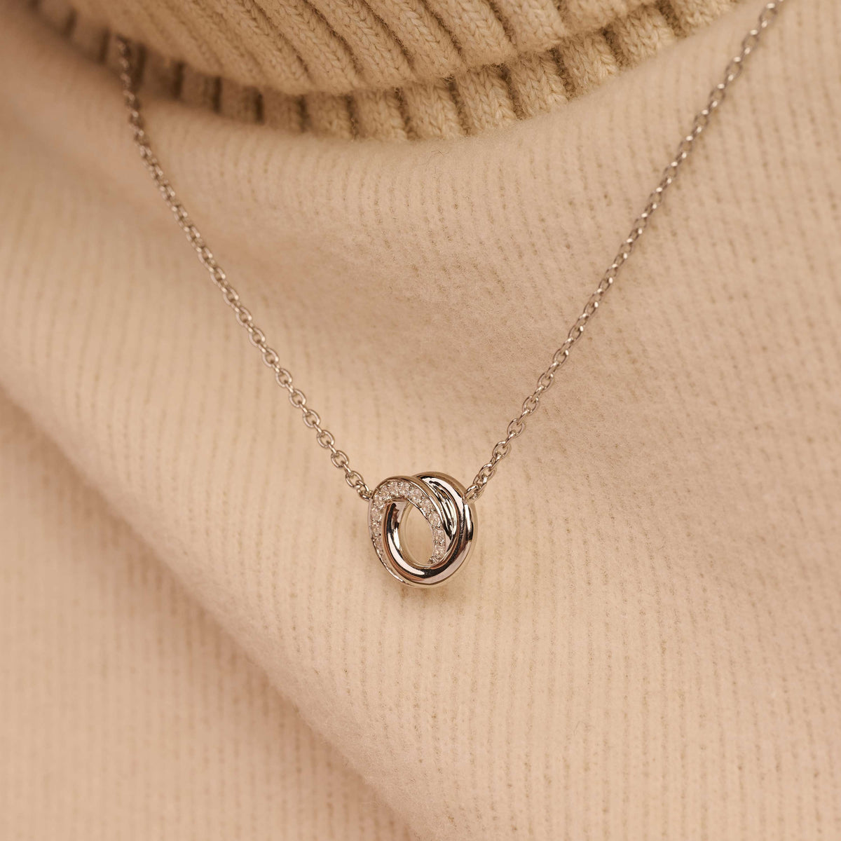 Ti Sento Milano Collier pendentif Cercles 3915ZI