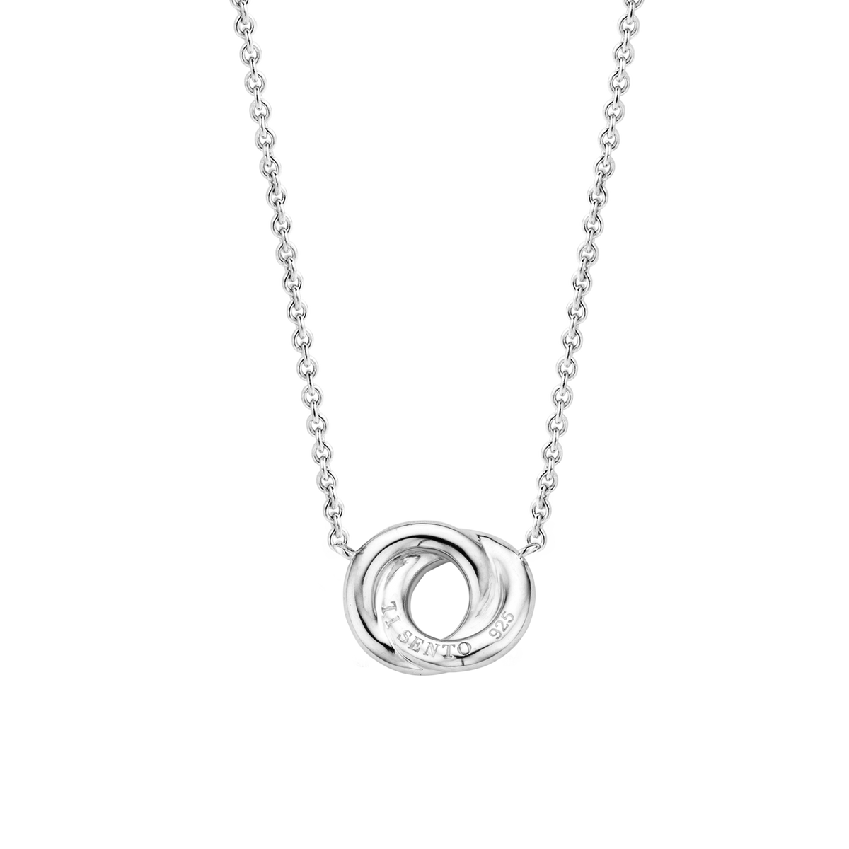 Ti Sento Milano Collier pendentif Cercles 3915ZI