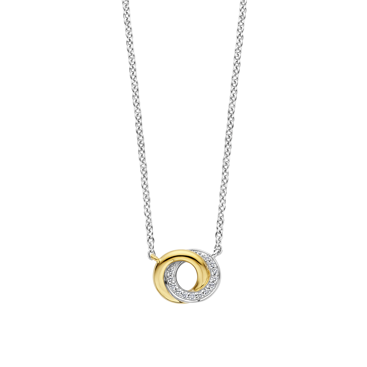 Ti Sento Milano Collier pendentif Cercles 3915ZY