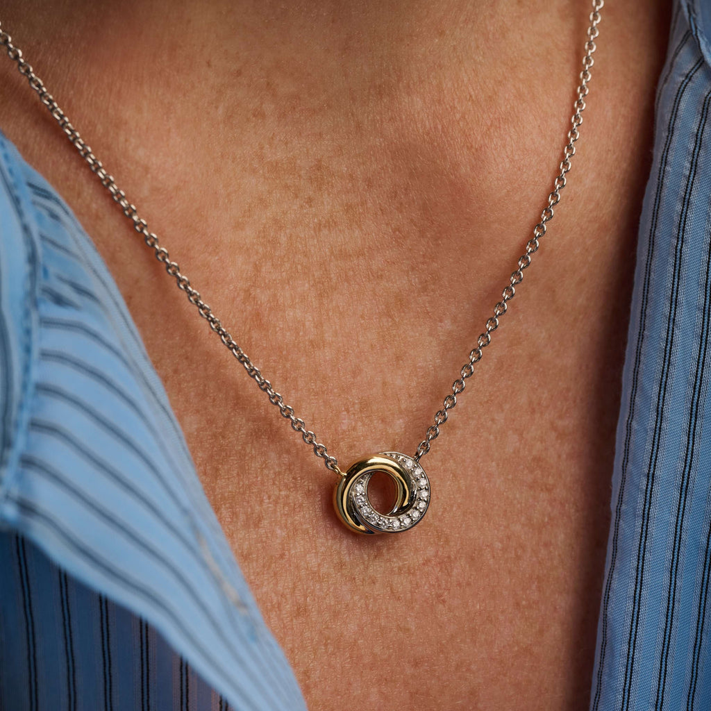 Ti Sento Milano Collier pendentif Cercles 3915ZY